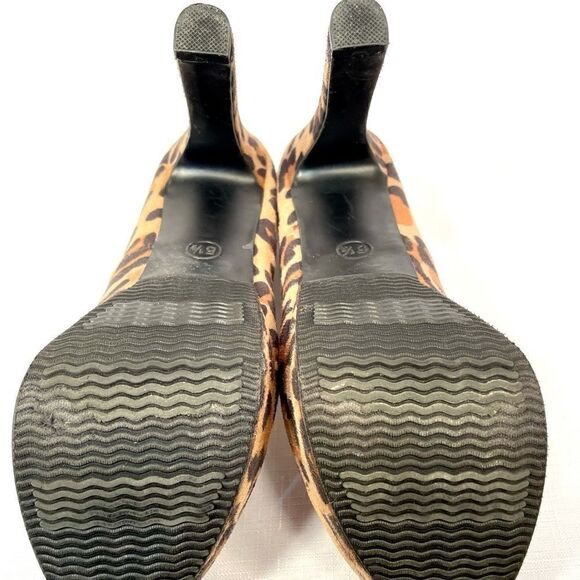 MOSSIMO FAUX SUEDE ANIMAL PRINT PLATFORMS SIZE 5.5 - Picture 5 of 5